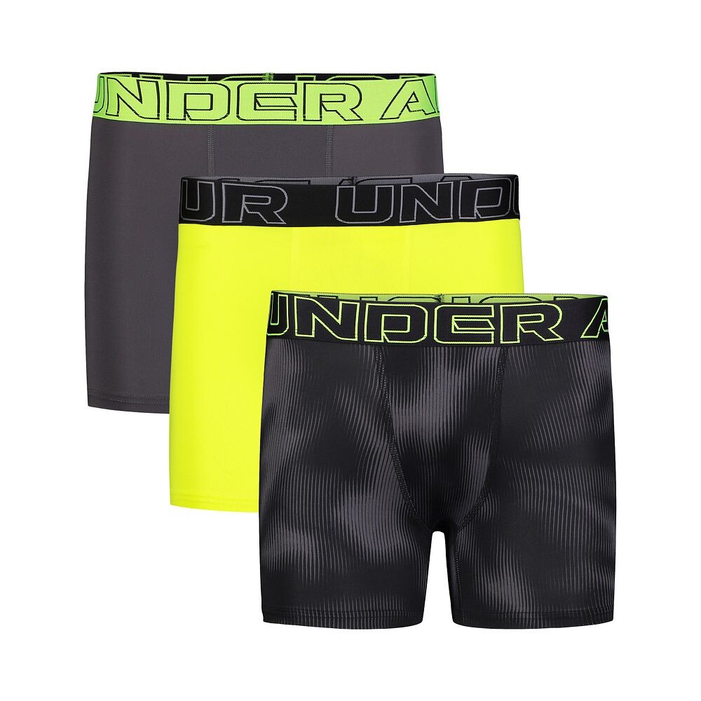 Комплект из 3 трусов-боксеров Under Armour Performance Tech с принтом для мальчиков 8–20 лет, желтый
Комплект из 3 трусов-боксеров Under Armour Performance Tech с принтом для мальчиков 8–20 лет, желтый