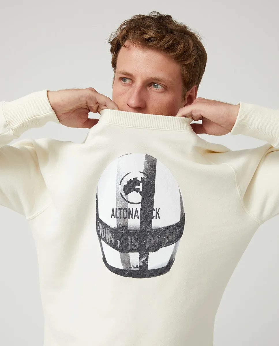 Мужская толстовка без капюшона slim fit Altonadock, белый
Мужская толстовка без капюшона slim fit Altonadock, белый