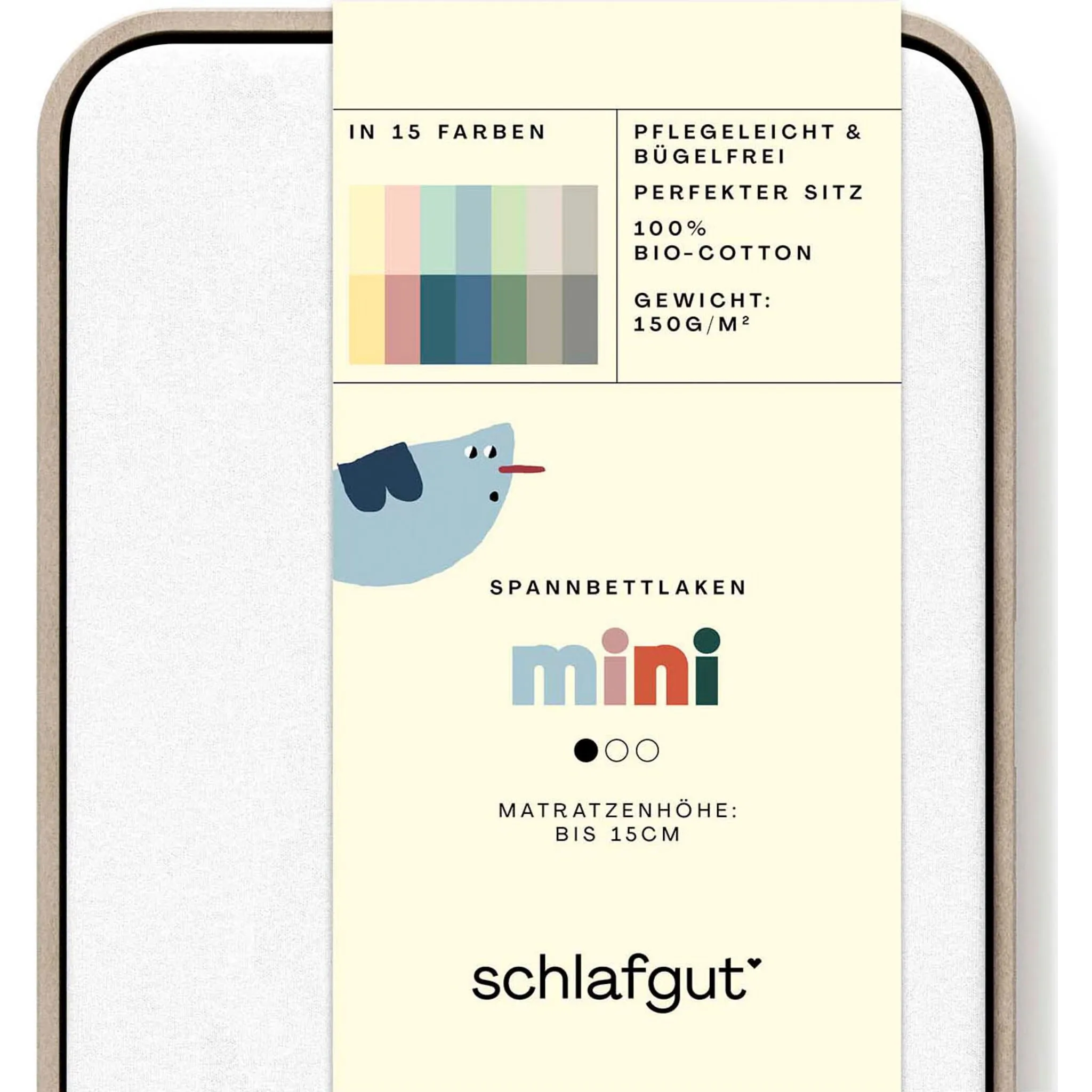 Простыня Schlafgut «Casual Mini», для детей, СДЕЛАНО В ЗЕЛЕНОМ цвете от OEKO-TEX, цвет Full-White
Простыня Schlafgut «Casual Mini», для детей, СДЕЛАНО В ЗЕЛЕНОМ цвете от OEKO-TEX, цвет Full-White