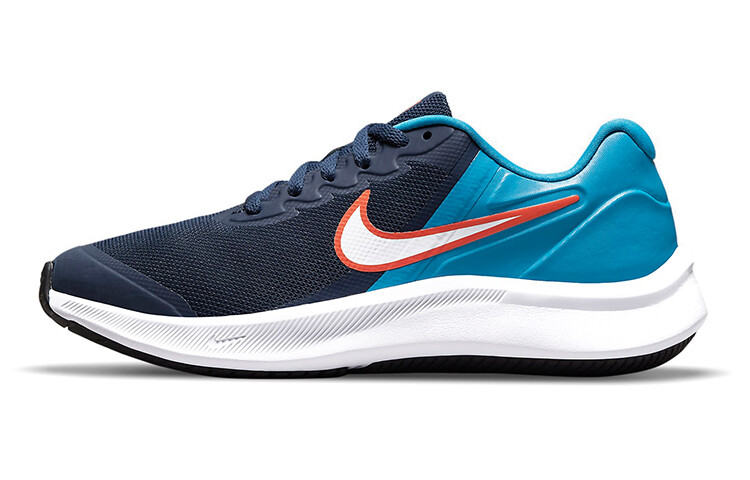 Кроссовки для бега Star Runner 3 женские с низким верхом, синие/оранжевые Nike
Кроссовки для бега Star Runner 3 женские с низким верхом, синие/оранжевые Nike