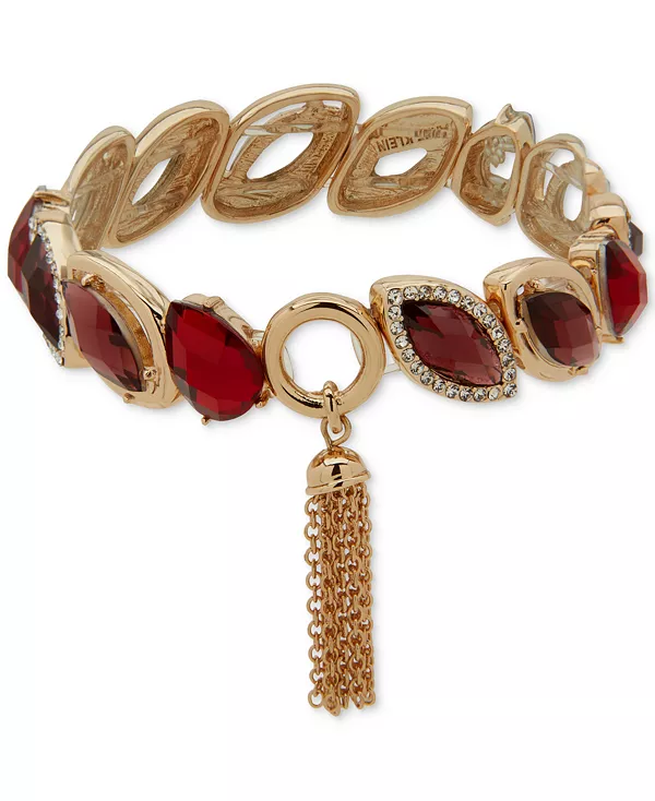 Браслет-Кисточка с каплевидным узором и кристаллами-камнями Anne Klein, multi
Браслет-Кисточка с каплевидным узором и кристаллами-камнями Anne Klein, multi