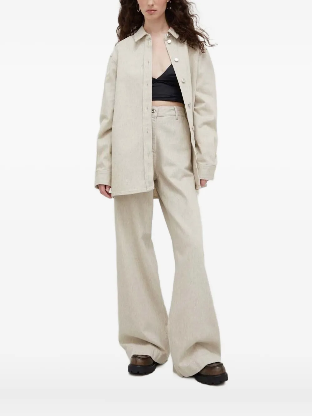 Рубашка на пуговицах lovechild, нейтральный
Рубашка на пуговицах lovechild, нейтральный