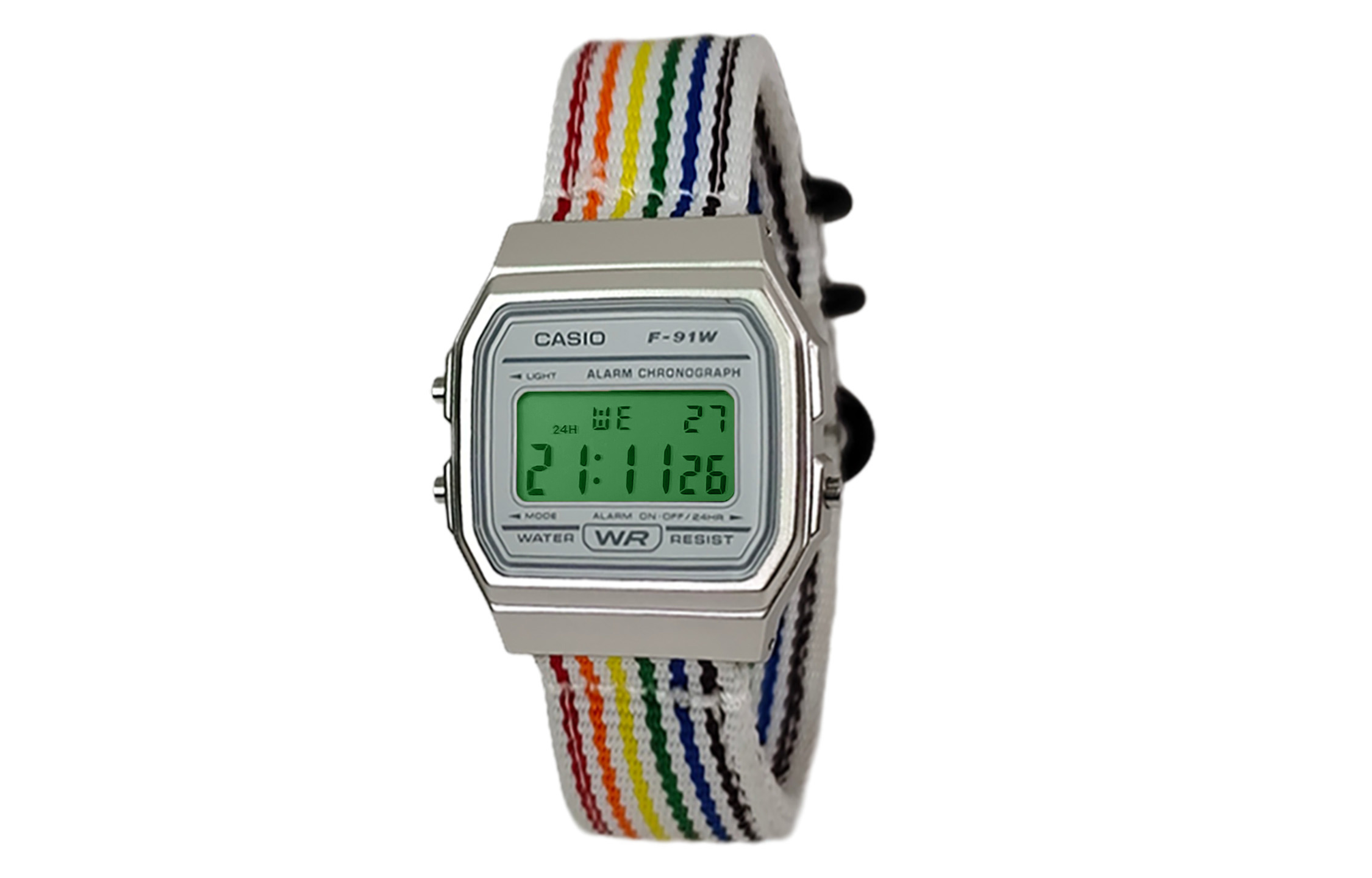 CASIO Ретроффит серия кварцевый механизм нейлоновый ремешок часы унисекс белый циферблат
CASIO Ретроффит серия кварцевый механизм нейлоновый ремешок часы унисекс белый циферблат