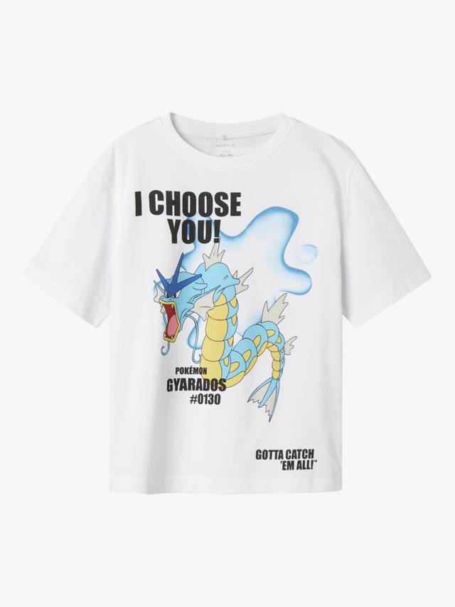 Детская хлопковая футболка с коротким рукавом Pokémon NAME IT, Bright White
Детская хлопковая футболка с коротким рукавом Pokémon NAME IT, Bright White