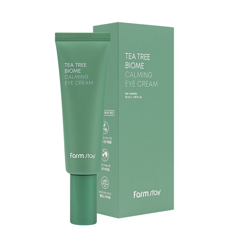 FarmStay, Успокаивающий крем для глаз Tea Tree Biome 50 мл
FarmStay, Успокаивающий крем для глаз Tea Tree Biome 50 мл