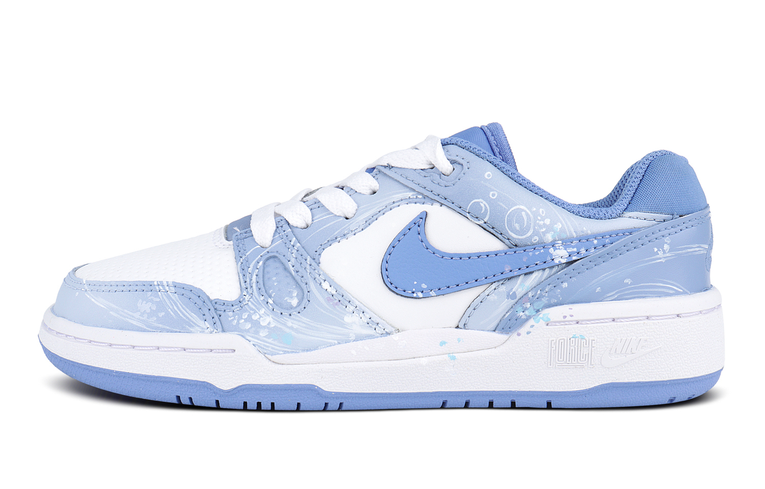 Nike Детские низкие скейтбордистские кроссовки Full Force Blue Sea Foam
Nike Детские низкие скейтбордистские кроссовки Full Force Blue Sea Foam