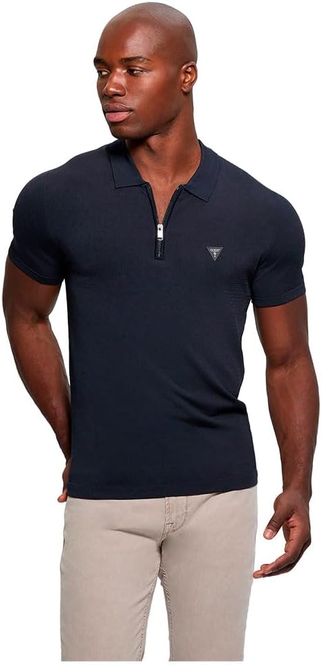 GUESS Мужская футболка-поло Dane Tech с коротким рукавом, Smart Blue, Синий, GUESS Мужская футболка-поло Dane Tech с коротким рукавом, Smart Blue
GUESS Мужская футболка-поло Dane Tech с коротким рукавом, Smart Blue, Синий, GUESS Мужская футболка-поло Dane Tech с коротким рукавом, Smart Blue