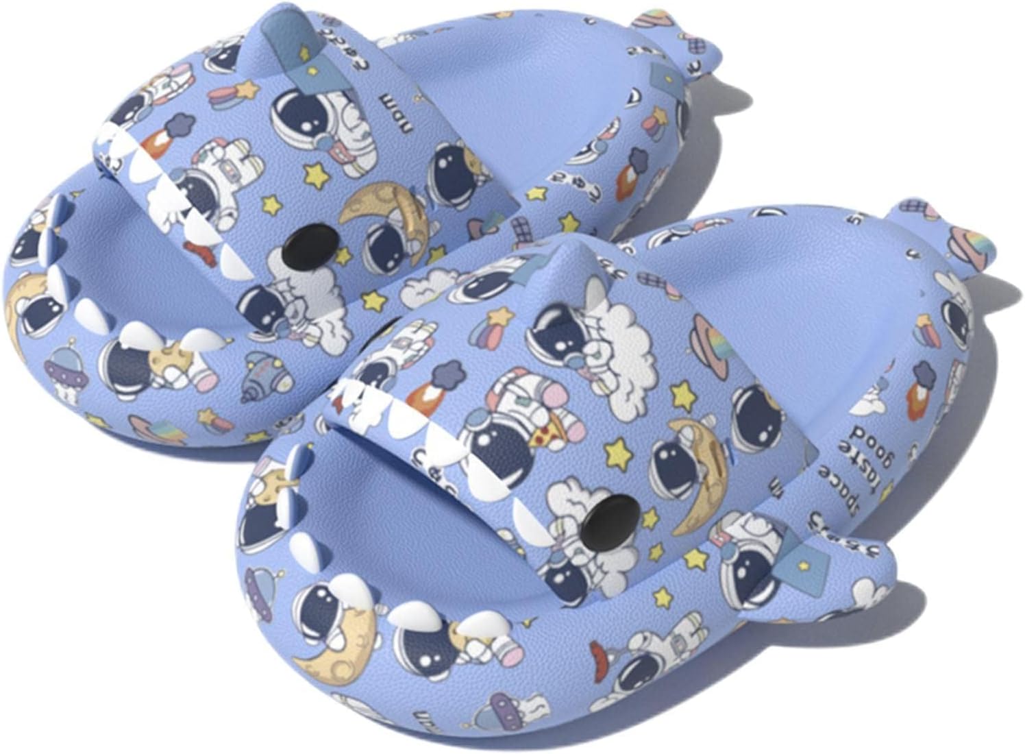 Оригинальные сланцы Zureto Shark, унисекс с изображением акулы, новые домашние тапочки Cloud Shark для спа, сандалии, Astronaut Blue
Оригинальные сланцы Zureto Shark, унисекс с изображением акулы, новые домашние тапочки Cloud Shark для спа, сандалии, Astronaut Blue