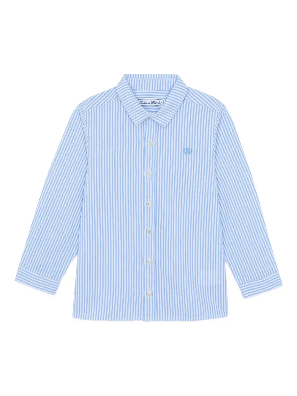 Рубашка в полоску с длинными рукавами Tartine Et Chocolat, синий
Рубашка в полоску с длинными рукавами Tartine Et Chocolat, синий