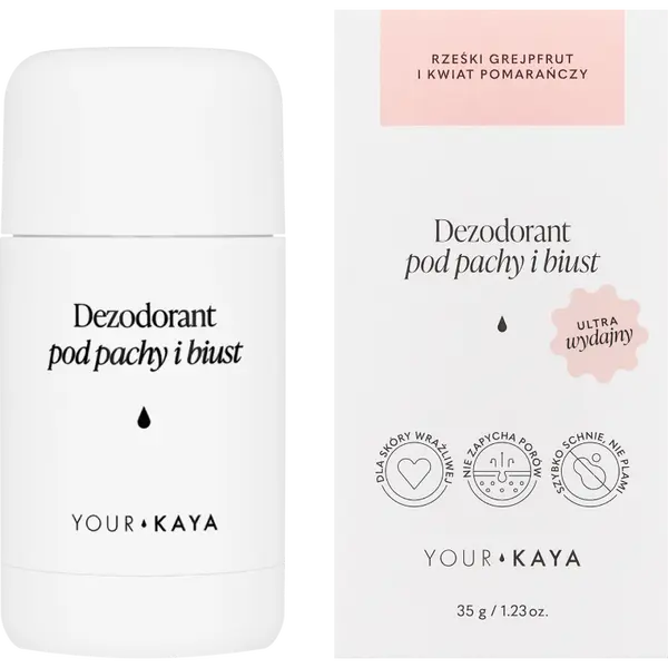 Дезодорант для подмышек и бюста, 35 г Your Kaya
Дезодорант для подмышек и бюста, 35 г Your Kaya