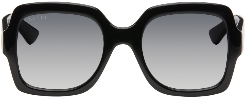 Черные квадратные солнцезащитные очки Gucci, Black/Black/Grey
Черные квадратные солнцезащитные очки Gucci, Black/Black/Grey