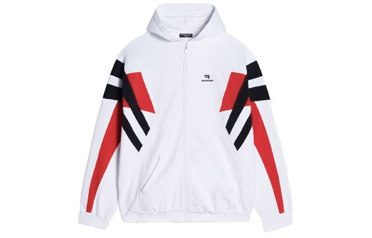 Спортивный костюм с капюшоном на молнии Sporty B Balenciaga, белый
Спортивный костюм с капюшоном на молнии Sporty B Balenciaga, белый