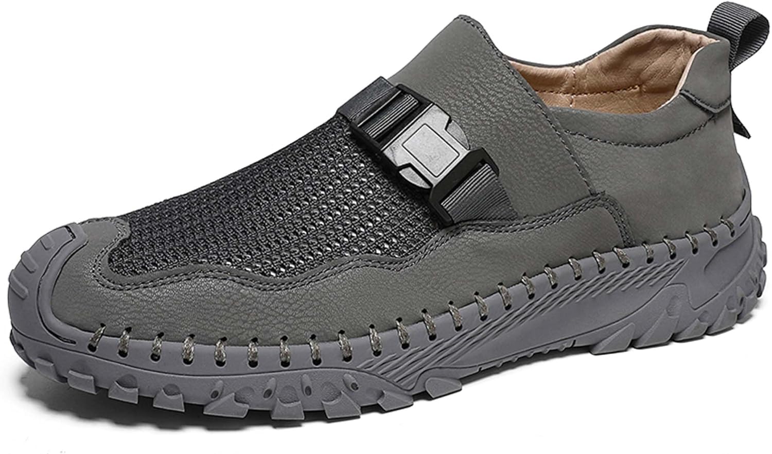 Мужские повседневные кроссовки летние дышащие сетчатые модные шнуровочные обувь для ходьбы, противоскользящие для походов, альпинизма, кросс-кантри, бега и путешествий Generic, серый
Мужские повседневные кроссовки летние дышащие сетчатые модные шнуровочные обувь для ходьбы, противоскользящие для походов, альпинизма, кросс-кантри, бега и путешествий Generic, серый
