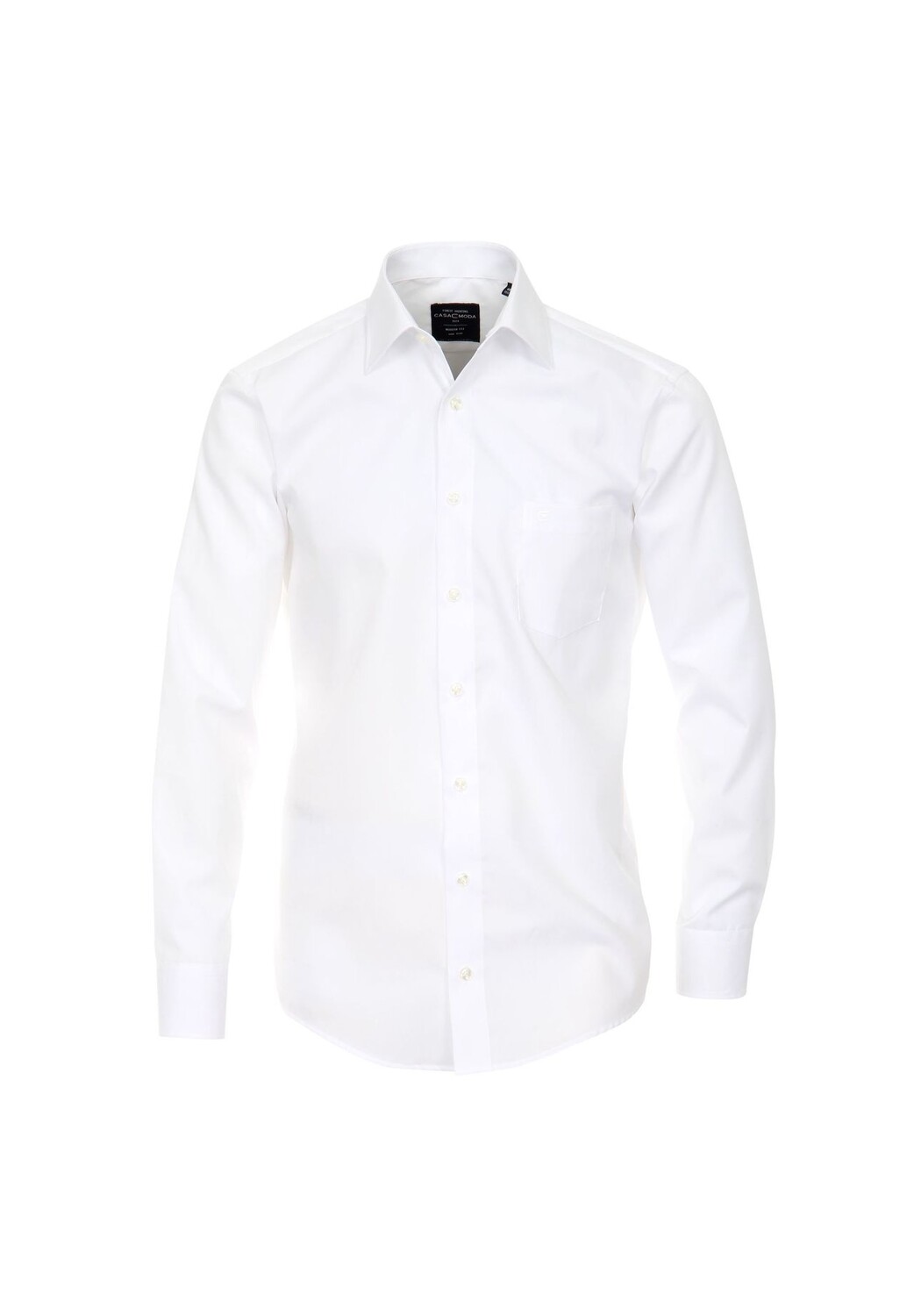 Мужская деловая рубашка однотонного современного кроя CASAMODA
Мужская деловая рубашка однотонного современного кроя CASAMODA