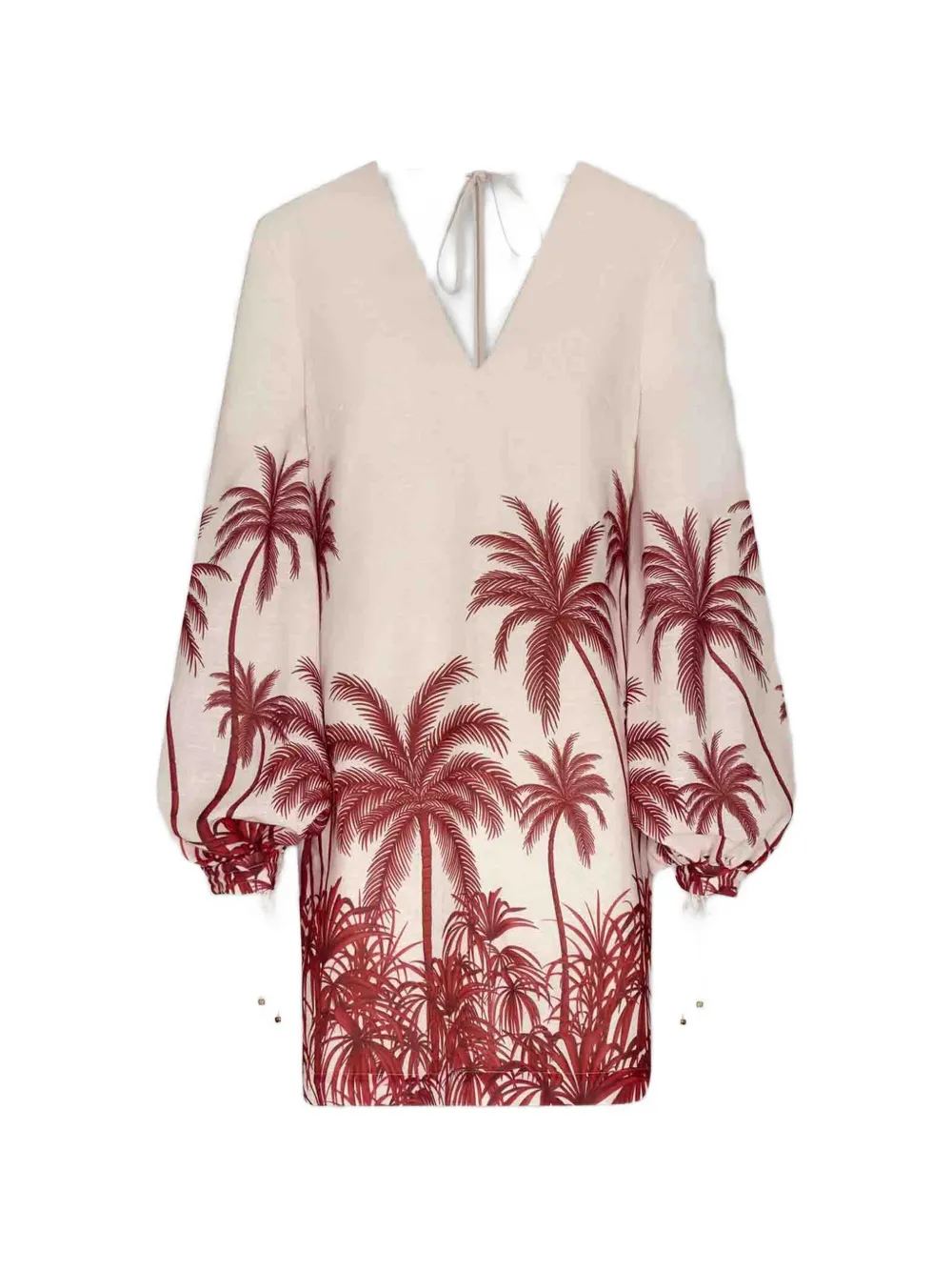 Платье с принтом и V-образным вырезом Andres Otalora, бежевый
Платье с принтом и V-образным вырезом Andres Otalora, бежевый