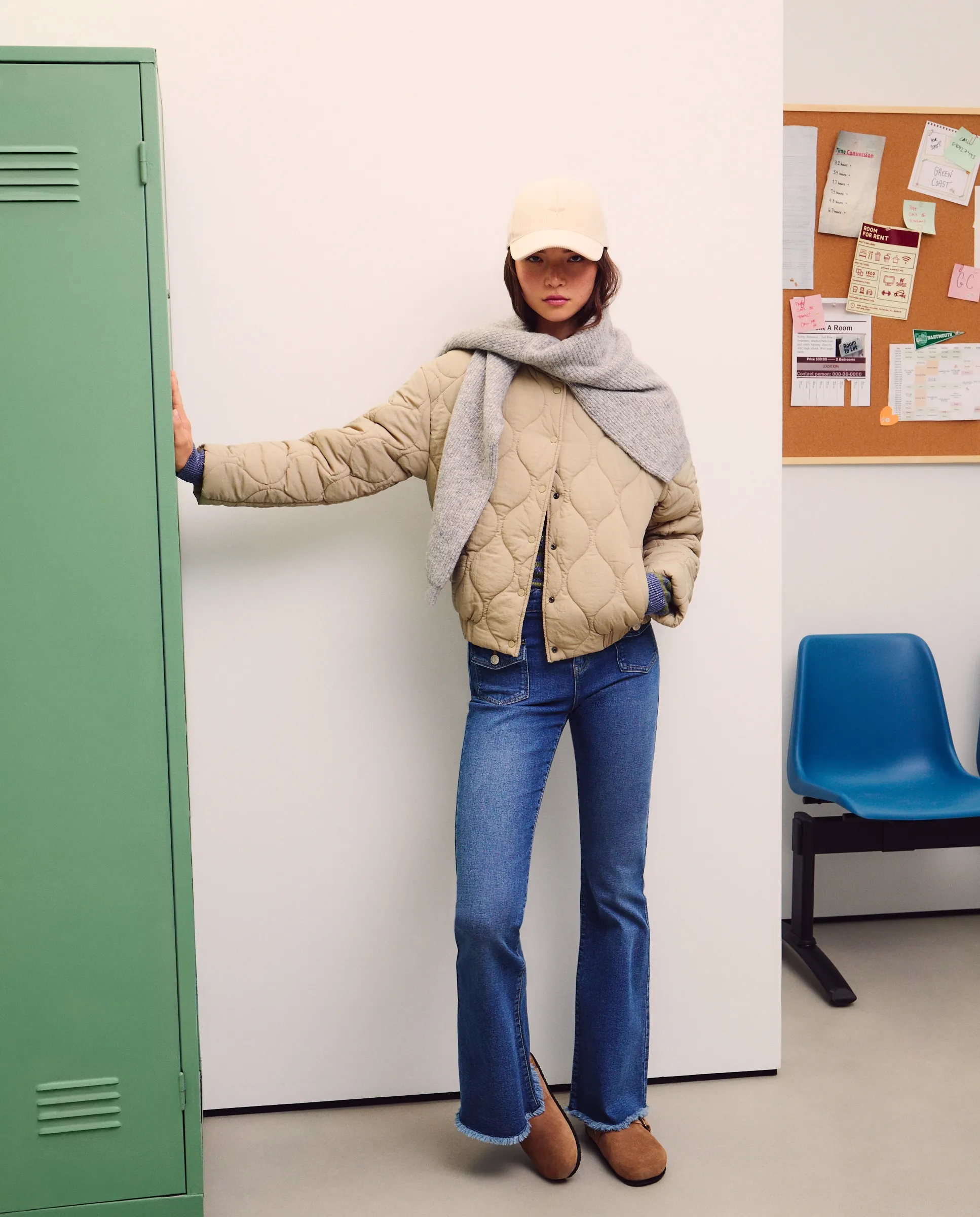 Женская стеганая куртка-бомбер Green Coast, зеленый
Женская стеганая куртка-бомбер Green Coast, зеленый