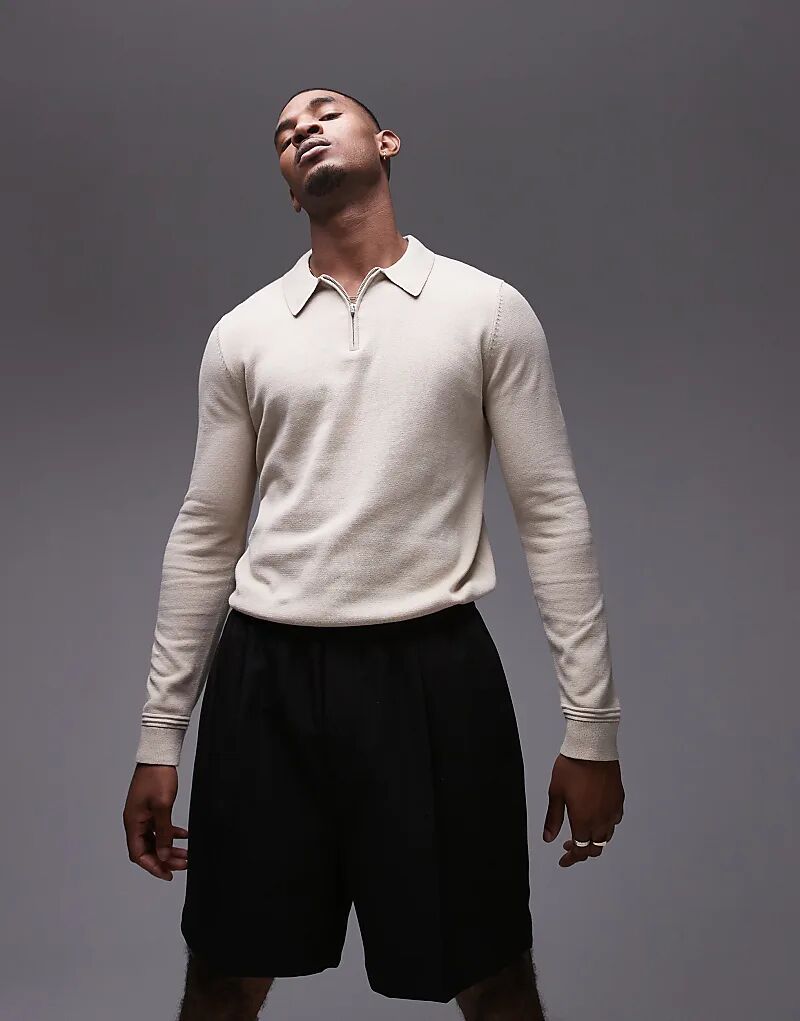 Незаменимое поло бежевого цвета Topman
Незаменимое поло бежевого цвета Topman