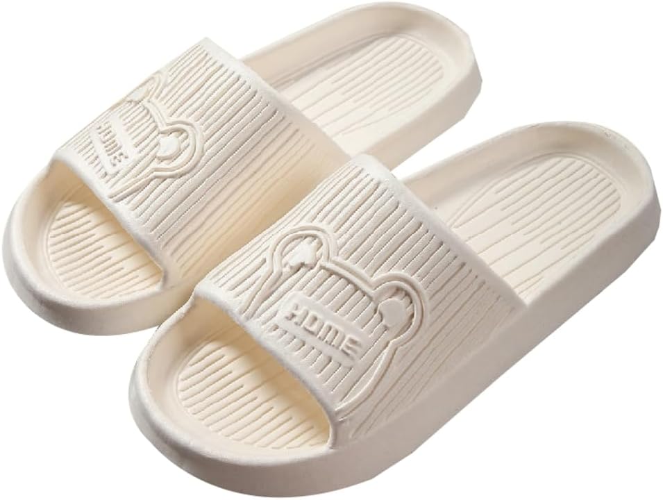 Женские и мужские милые летние шлепанцы с мультяшным рисунком, нескользящие, для дома и ванной, с удобной мягкой подошвой, плоские Rungion, белый
Женские и мужские милые летние шлепанцы с мультяшным рисунком, нескользящие, для дома и ванной, с удобной мягкой подошвой, плоские Rungion, белый