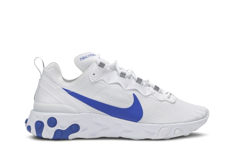 Кроссовки Nike React Element 55 'White Game Royal', белый 
Кроссовки Nike React Element 55 'White Game Royal', белый