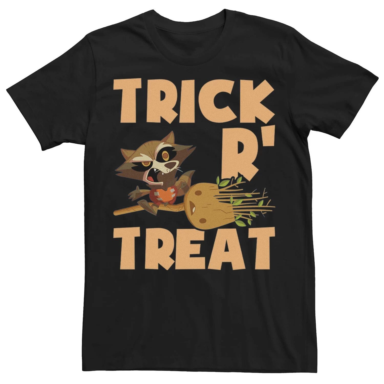 Мужская футболка Rocket And Groot Trick R' Treat Halloween Marvel 
Мужская футболка Rocket And Groot Trick R' Treat Halloween Marvel