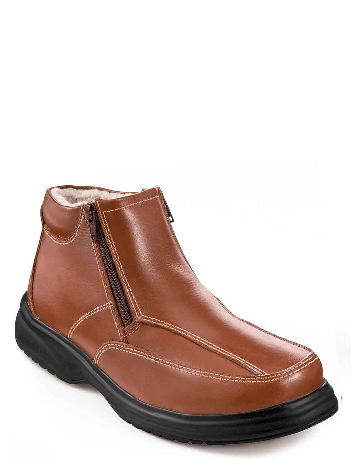 Кожаные очень широкие ботинки на молнии на подкладке из шерпы Pegasus, коричневый
Кожаные очень широкие ботинки на молнии на подкладке из шерпы Pegasus, коричневый