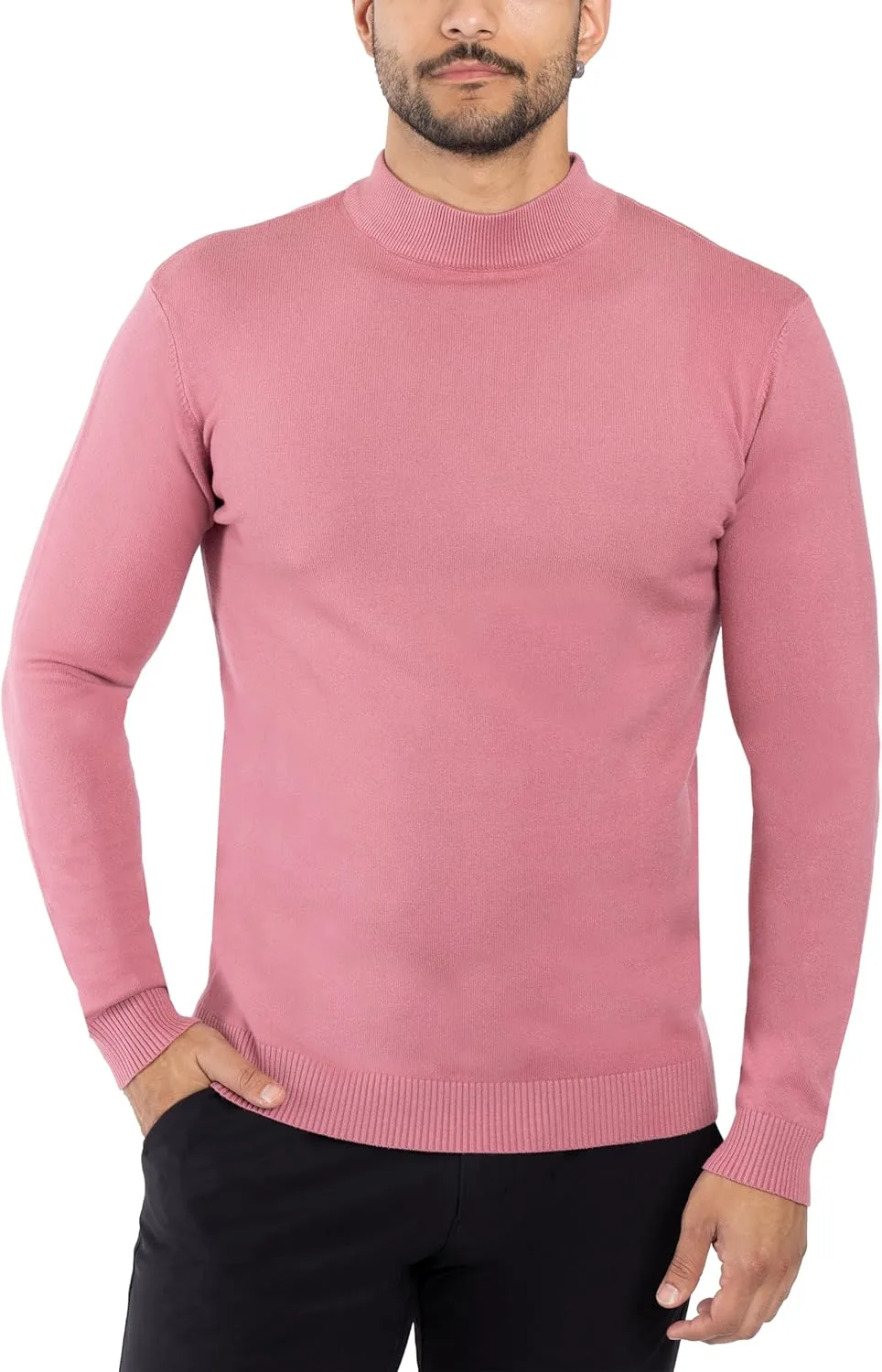 Мужской свитер X RAY с воротником-стойкой, мягкий и облегающий
Мужской свитер X RAY с воротником-стойкой, мягкий и облегающий