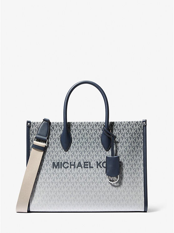 Сумка-Тоут Mirella среднего размера с логотипом омбре Michael Kors, синий
Сумка-Тоут Mirella среднего размера с логотипом омбре Michael Kors, синий