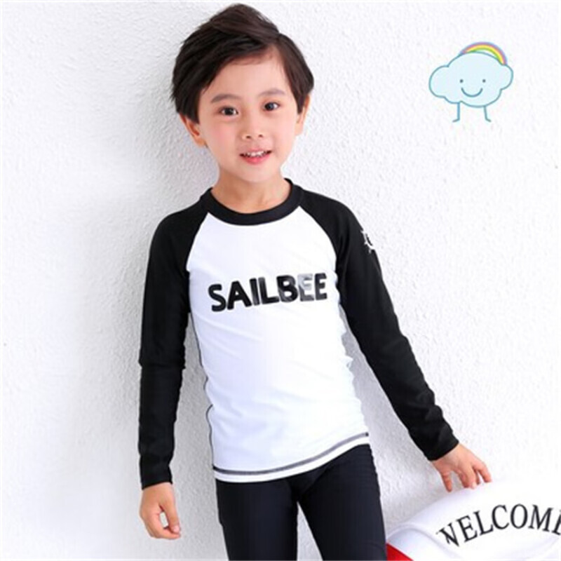 SBART SAILBEE детский купальник с длинными рукавами для мальчиков и девочек, разделенный детский купальник, черно-белый топ, S-5XL
SBART SAILBEE детский купальник с длинными рукавами для мальчиков и девочек, разделенный детский купальник, черно-белый топ, S-5XL