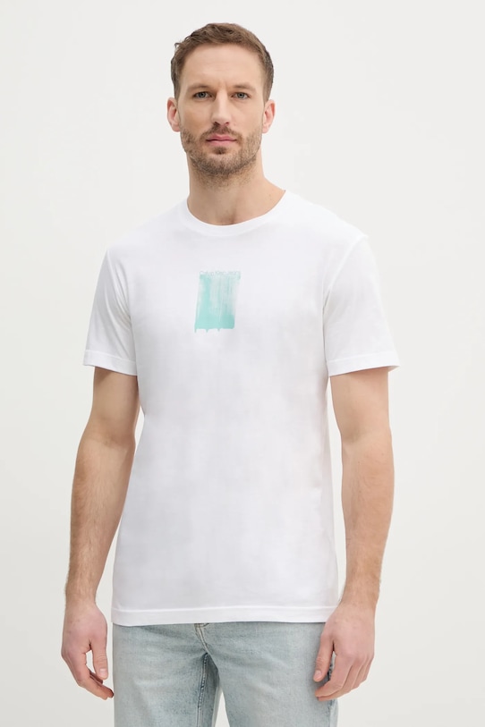 Хлопковая футболка Calvin Klein Jeans, белый
Хлопковая футболка Calvin Klein Jeans, белый