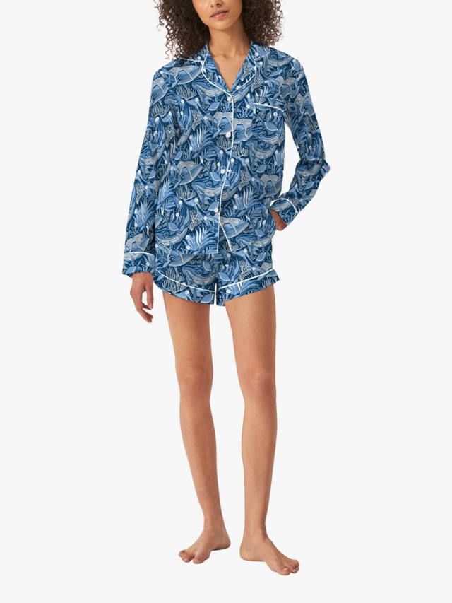 Комплект пижамы с длинными рукавами и шортами Ocean Print myza
Комплект пижамы с длинными рукавами и шортами Ocean Print myza