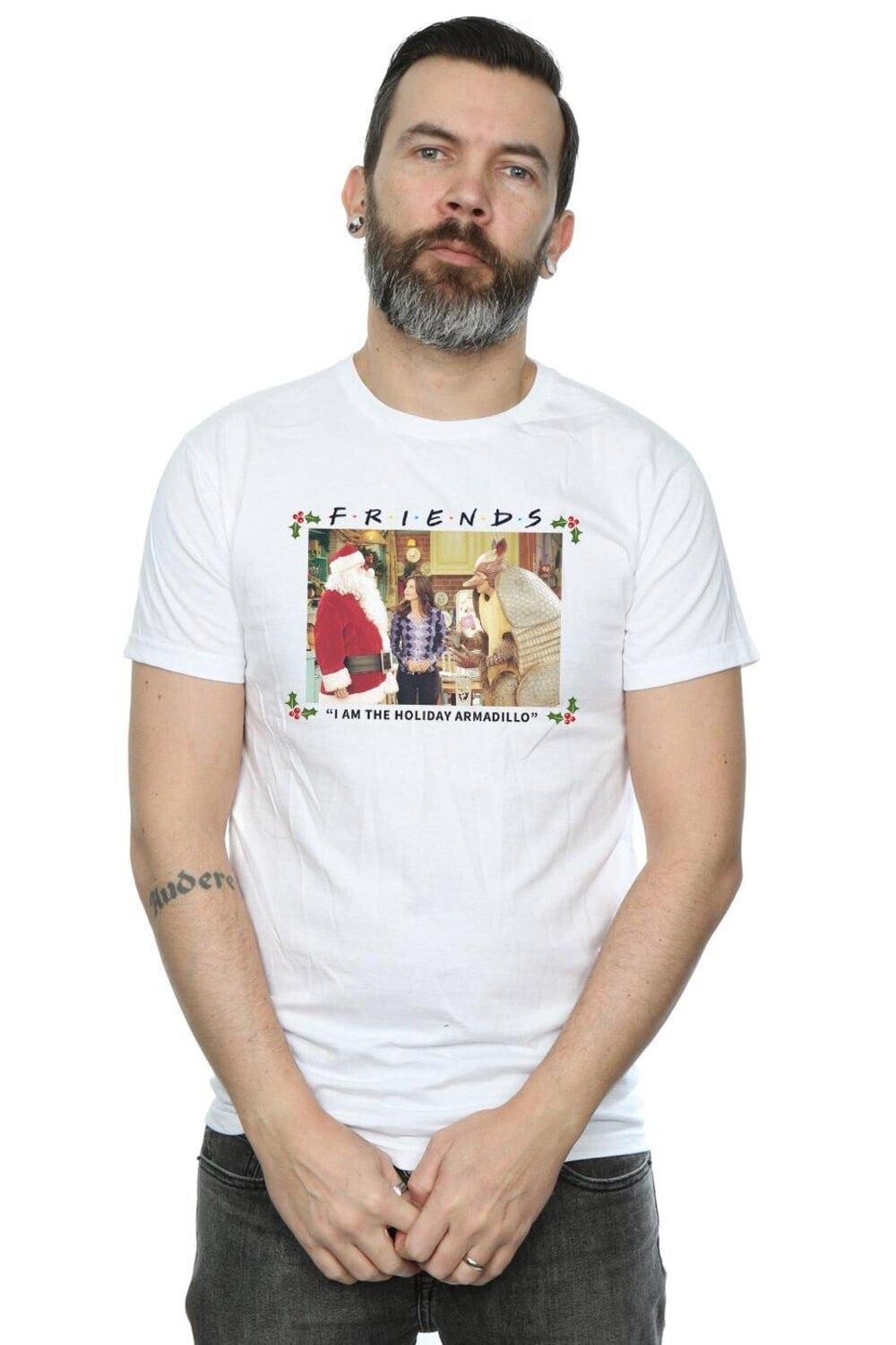 Футболка «Я праздничный броненосец» Friends, белый
Футболка «Я праздничный броненосец» Friends, белый