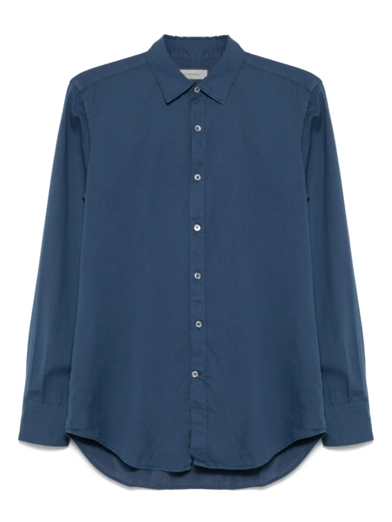 Canali саржевая рубашка, синий
Canali саржевая рубашка, синий