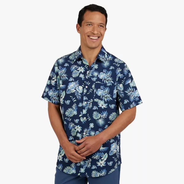 Мужская короткорукавная рубашка с пуговицами для активного отдыха Chaps, цвет ink blue
Мужская короткорукавная рубашка с пуговицами для активного отдыха Chaps, цвет ink blue