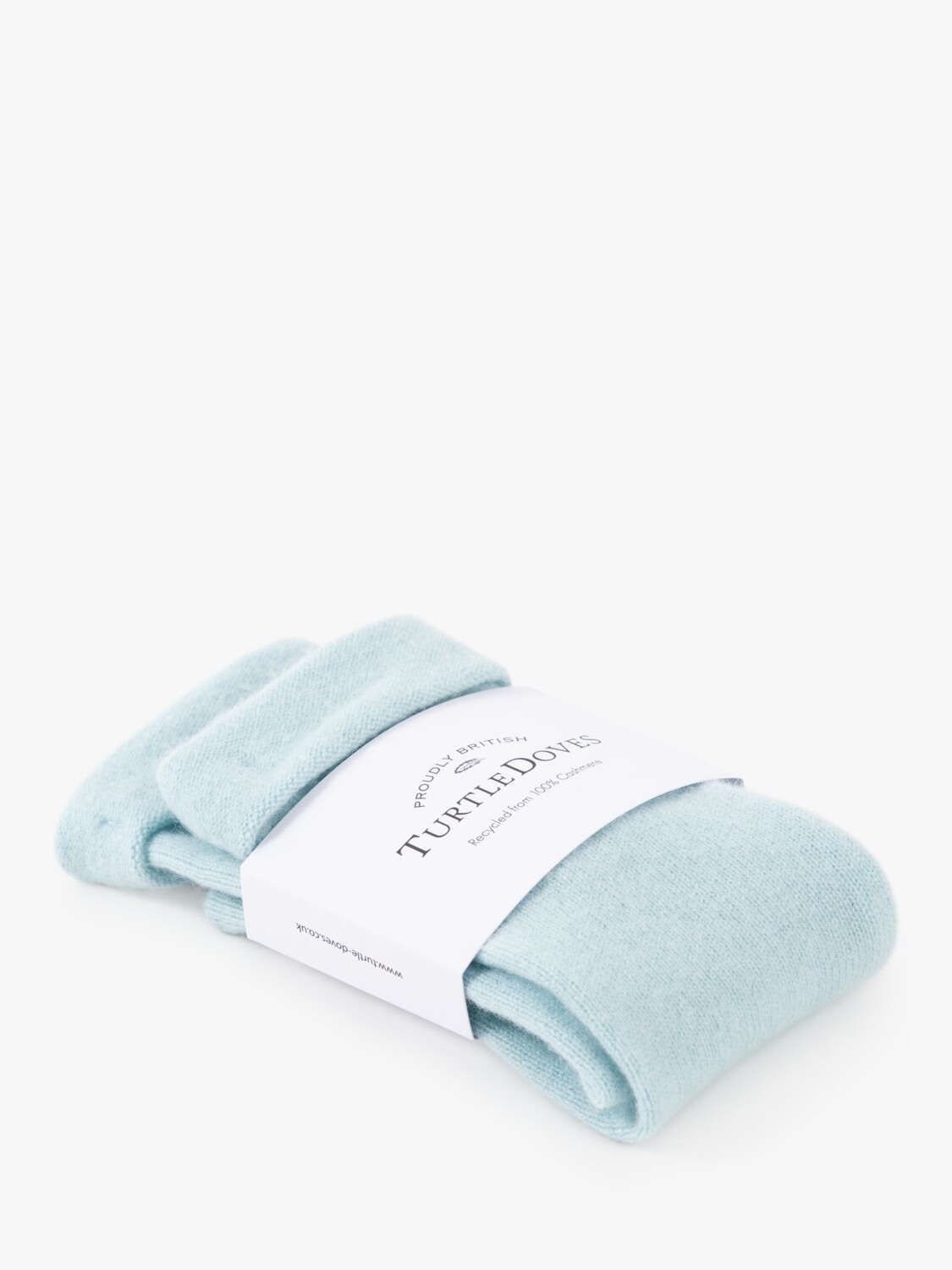 Перчатки без пальцев из переработанного кашемира из коллаборации с Turtle Doves Celtic & Co., светло-синий
Перчатки без пальцев из переработанного кашемира из коллаборации с Turtle Doves Celtic & Co., светло-синий