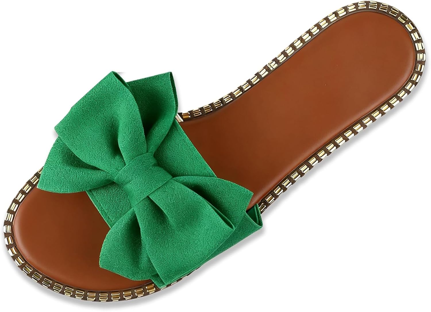 Женские сандалии с бантом, открытый носок, шлепанцы, удобные повседневные туфли, пляжные сандалии для путешествий и отдыха, летние прогулочные сандалии, модная обувь для улицы Movnebyro, зеленый
Женские сандалии с бантом, открытый носок, шлепанцы, удобные повседневные туфли, пляжные сандалии для путешествий и отдыха, летние прогулочные сандалии, модная обувь для улицы Movnebyro, зеленый