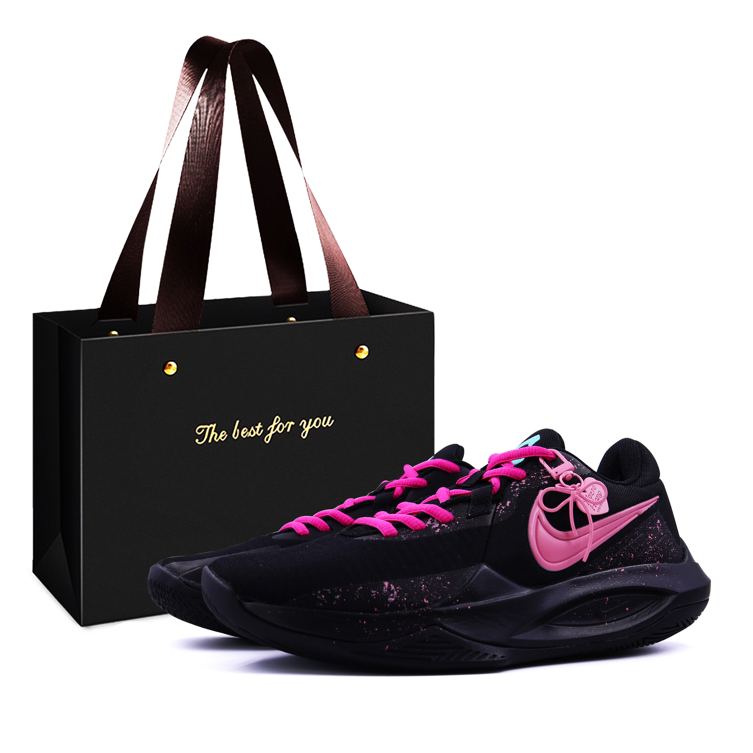 Nike Precision 6 Shopping Bag, Black Butterfly Pink, Baby's Breath
Nike Precision 6 Shopping Bag, Black Butterfly Pink, Baby's Breath