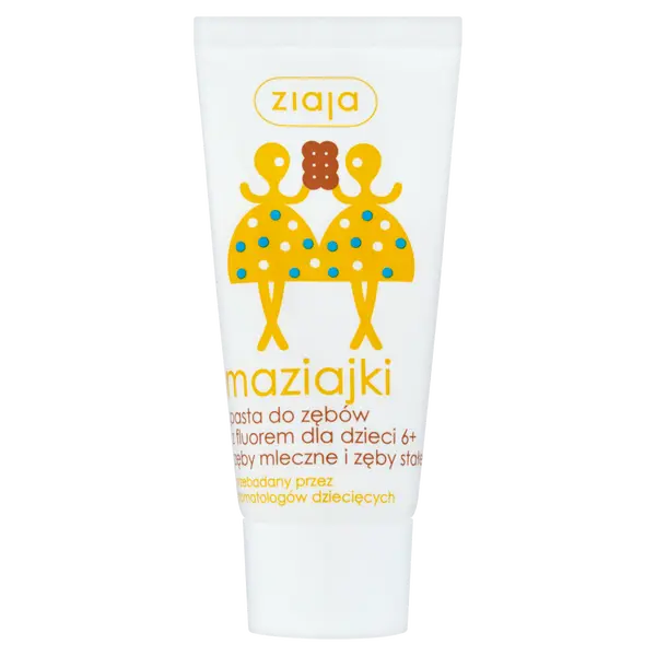 Зубная паста с фтором для детей 6+, 50 мл Ziaja Maziajki
Зубная паста с фтором для детей 6+, 50 мл Ziaja Maziajki