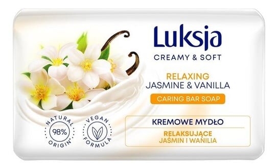 Расслабляющее сливочное мыло Жасмин и Ваниль 90г Luksja Creamy & Soft
Расслабляющее сливочное мыло Жасмин и Ваниль 90г Luksja Creamy & Soft