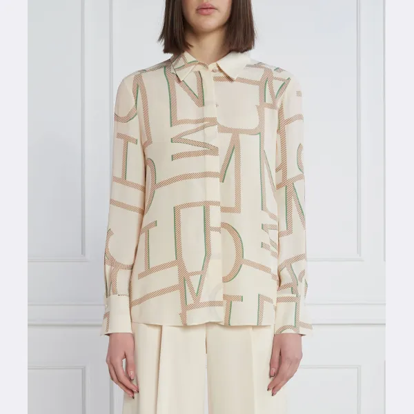 Рубашка стандартного кроя с добавлением шелка Marc Cain, бежевый
Рубашка стандартного кроя с добавлением шелка Marc Cain, бежевый