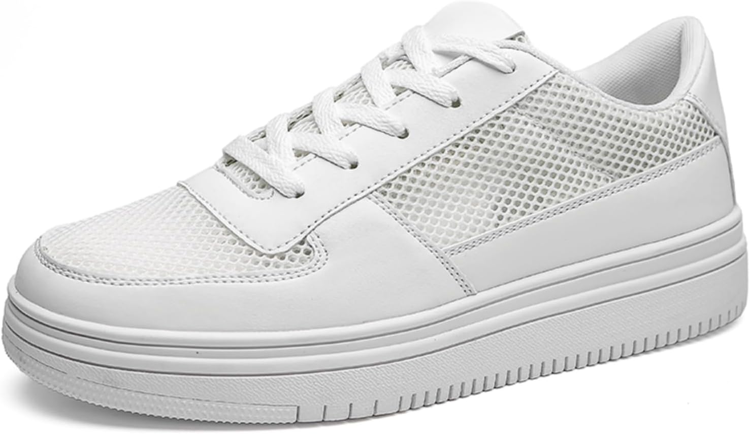 Кроссовки с дышащей сеткой - стильная повседневная спортивная обувь - идеально подходят для прогулок по городу, встреч с друзьями на выходных и ежедневных поездок Khwfjas, белый
Кроссовки с дышащей сеткой - стильная повседневная спортивная обувь - идеально подходят для прогулок по городу, встреч с друзьями на выходных и ежедневных поездок Khwfjas, белый