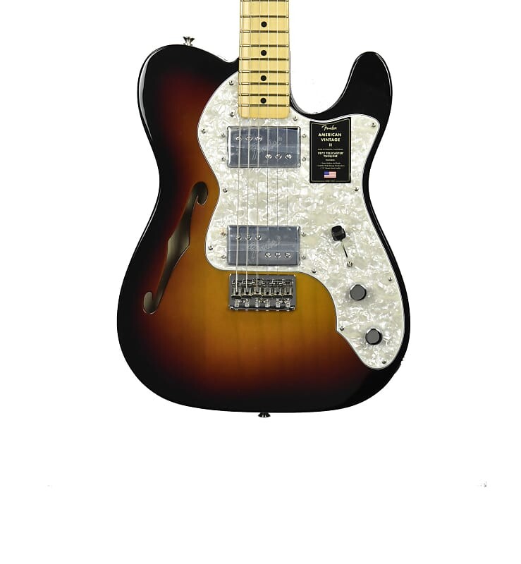 Электрогитара Fender American Vintage II 1972 Telecaster Thinline 2023 - Three Tone Sunburst
Электрогитара Fender American Vintage II 1972 Telecaster Thinline 2023 - Three Tone Sunburst