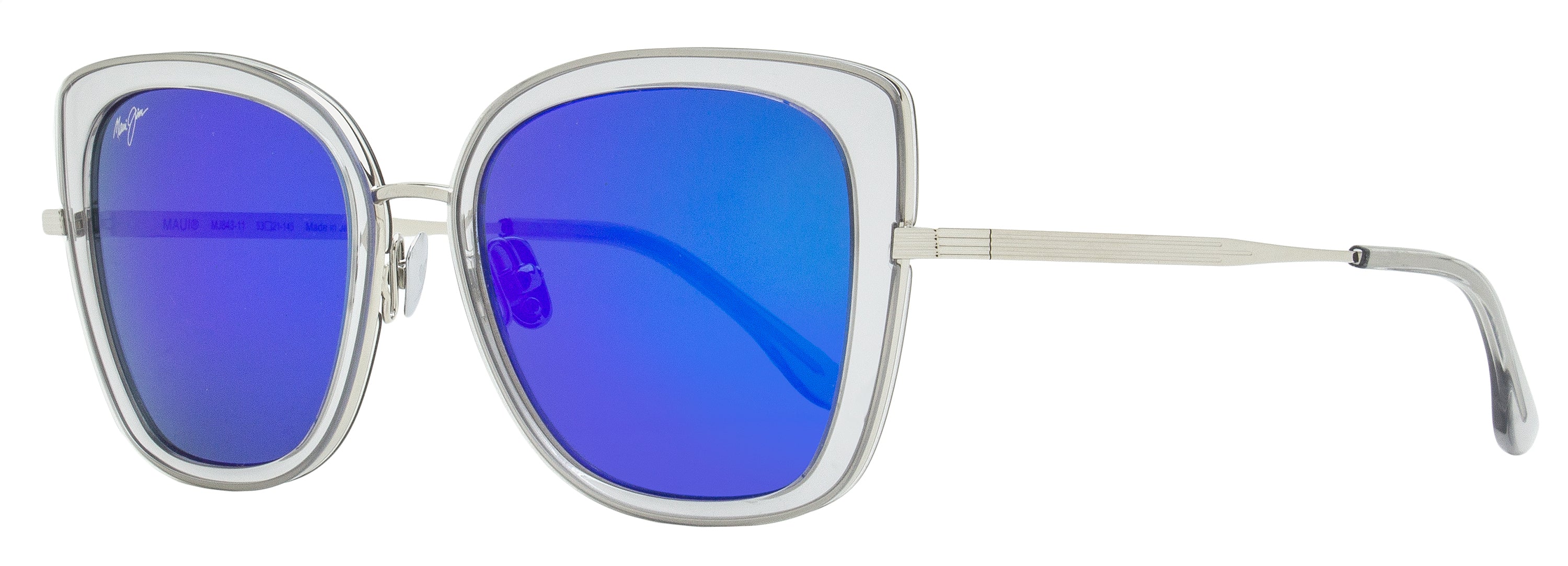Женские солнцезащитные очки Maui Jim Voilet Lake MJ843 11 серебристый/прозрачный серый 53 мм
Женские солнцезащитные очки Maui Jim Voilet Lake MJ843 11 серебристый/прозрачный серый 53 мм