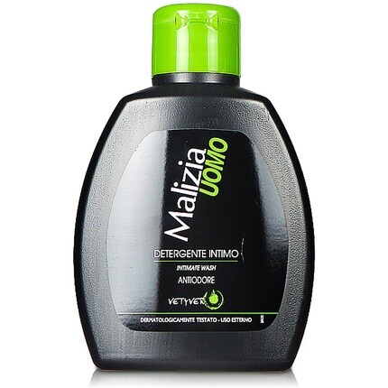 Мыло для интимной гигиены Uomo Vetyver 200мл, Malizia 
Мыло для интимной гигиены Uomo Vetyver 200мл, Malizia