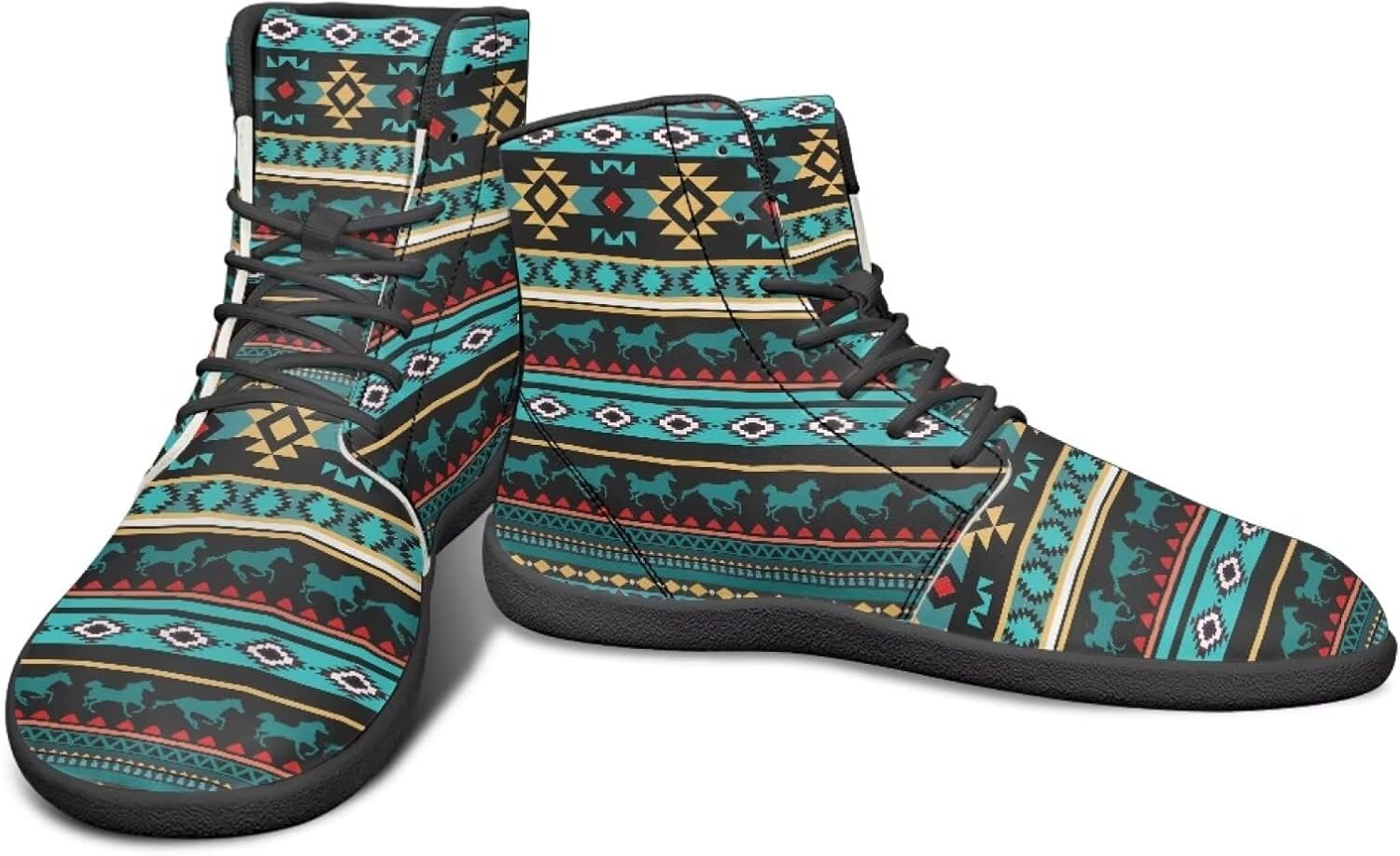 Мужские кроссовки для бега с высоким верхом и этническим племенным дизайном, обувь для устойчивой стойки, с широкой носочной частью, спортивная и повседневная обувь Watdotory, Ethnic Western Horse Print
Мужские кроссовки для бега с высоким верхом и этническим племенным дизайном, обувь для устойчивой стойки, с широкой носочной частью, спортивная и повседневная обувь Watdotory, Ethnic Western Horse Print