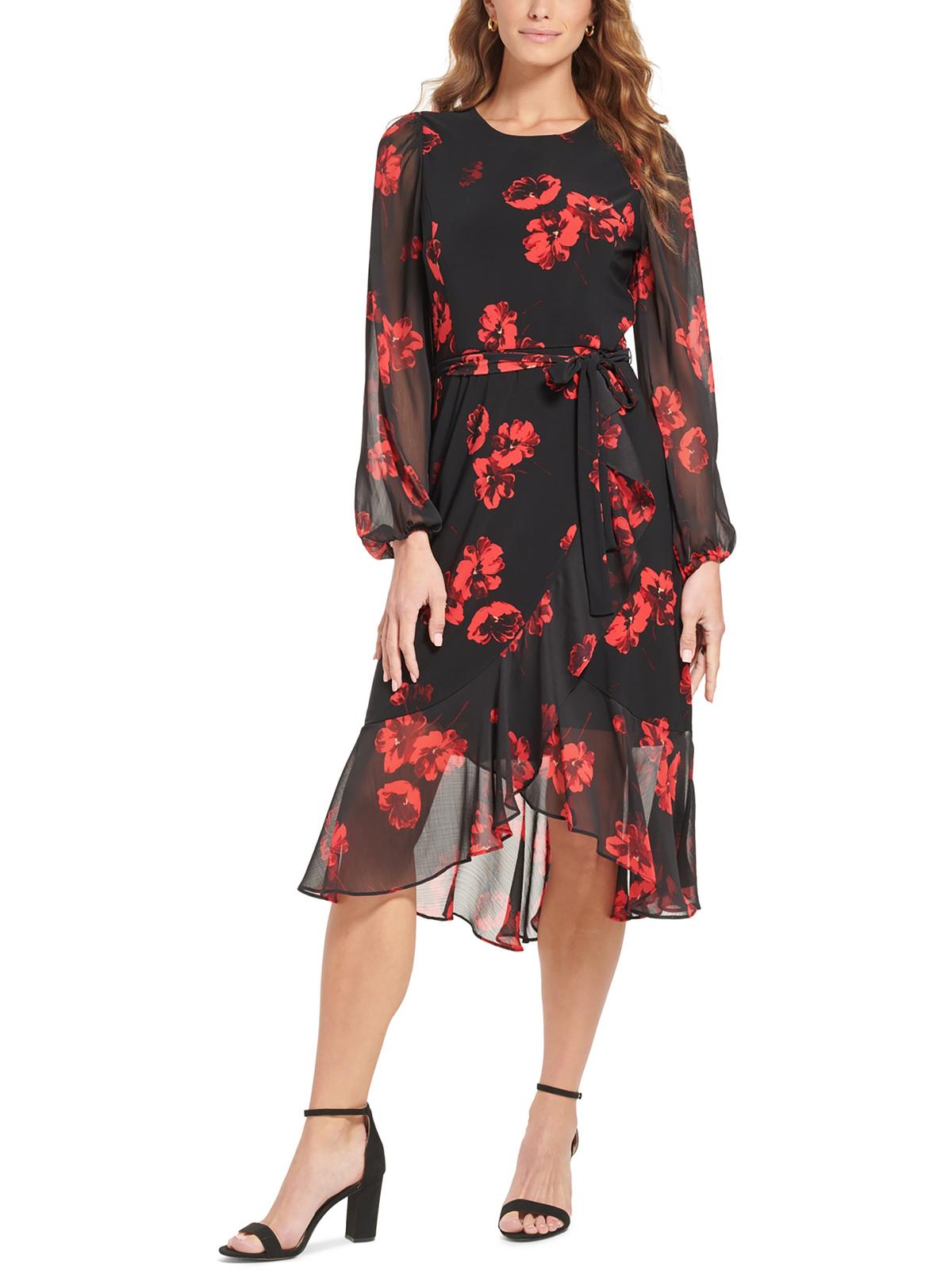 Платье миди с цветочным принтом для женщин Petites Tommy Hilfiger, цвет black/scarlet
Платье миди с цветочным принтом для женщин Petites Tommy Hilfiger, цвет black/scarlet