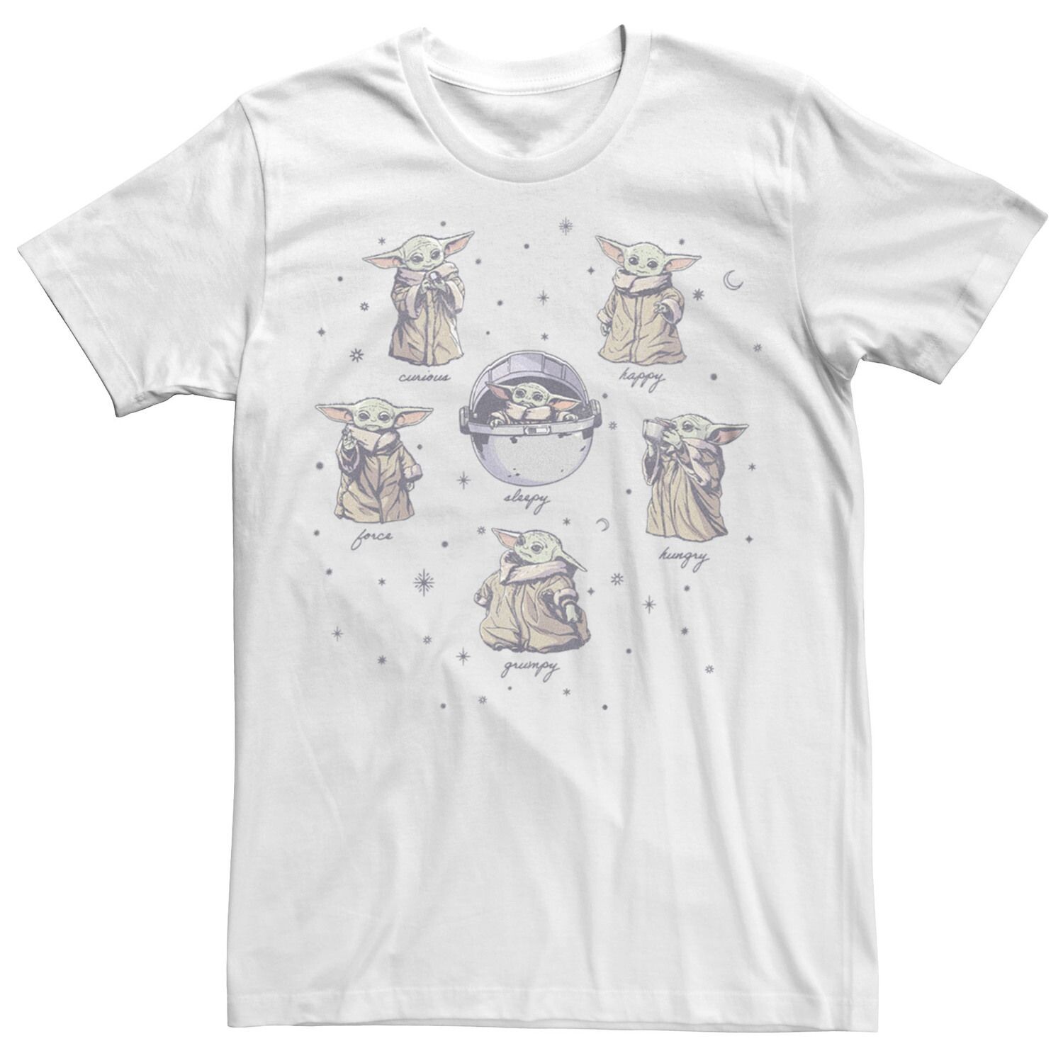 Круглая футболка для юниоров Star Wars The Mandalorian Grogu Many Emotions Licensed Character
Круглая футболка для юниоров Star Wars The Mandalorian Grogu Many Emotions Licensed Character