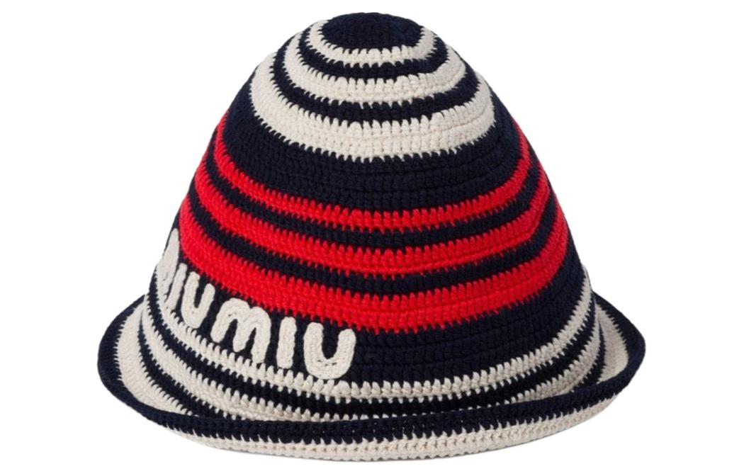 MIU MIU Logo-embroidered Crochet Bucket Hat
MIU MIU Logo-embroidered Crochet Bucket Hat