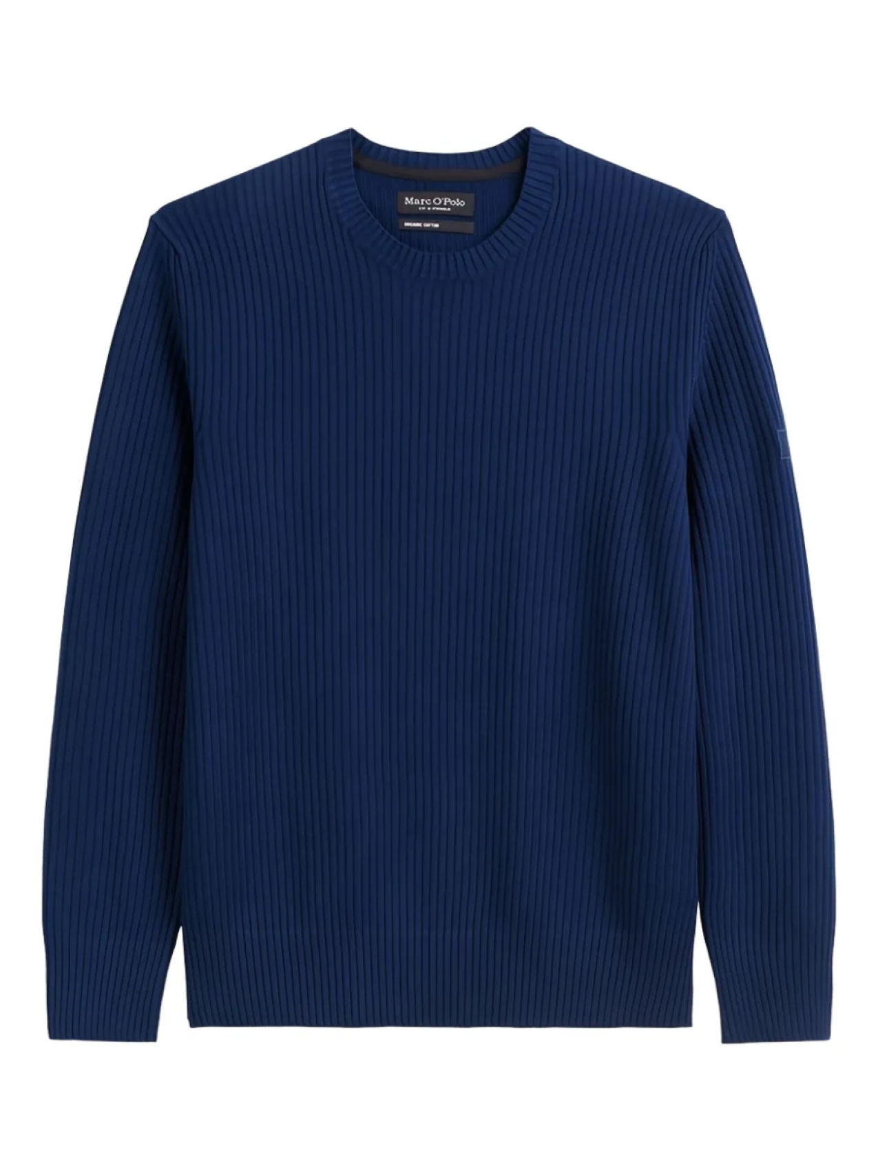 Marc O'Polo свитер в рубчик с круглым вырезом, синий
Marc O'Polo свитер в рубчик с круглым вырезом, синий