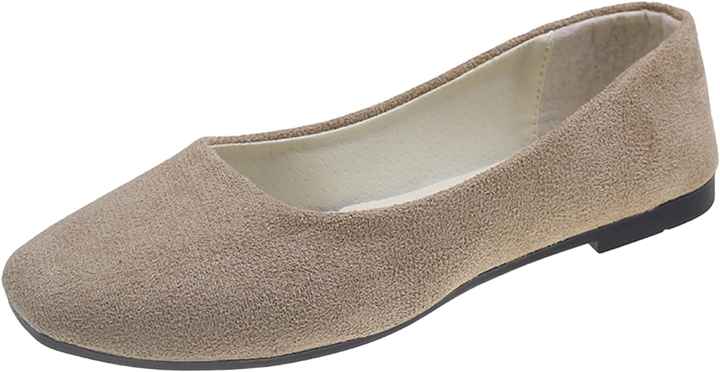 Женские балетки с квадратным носком, повседневные легкие ходовые туфли, удобные офисные туфли на каждый день, балетки-слипоны, плоские нарядные замшевые лоферы нюдового цвета Movnebyro, хаки
Женские балетки с квадратным носком, повседневные легкие ходовые туфли, удобные офисные туфли на каждый день, балетки-слипоны, плоские нарядные замшевые лоферы нюдового цвета Movnebyro, хаки