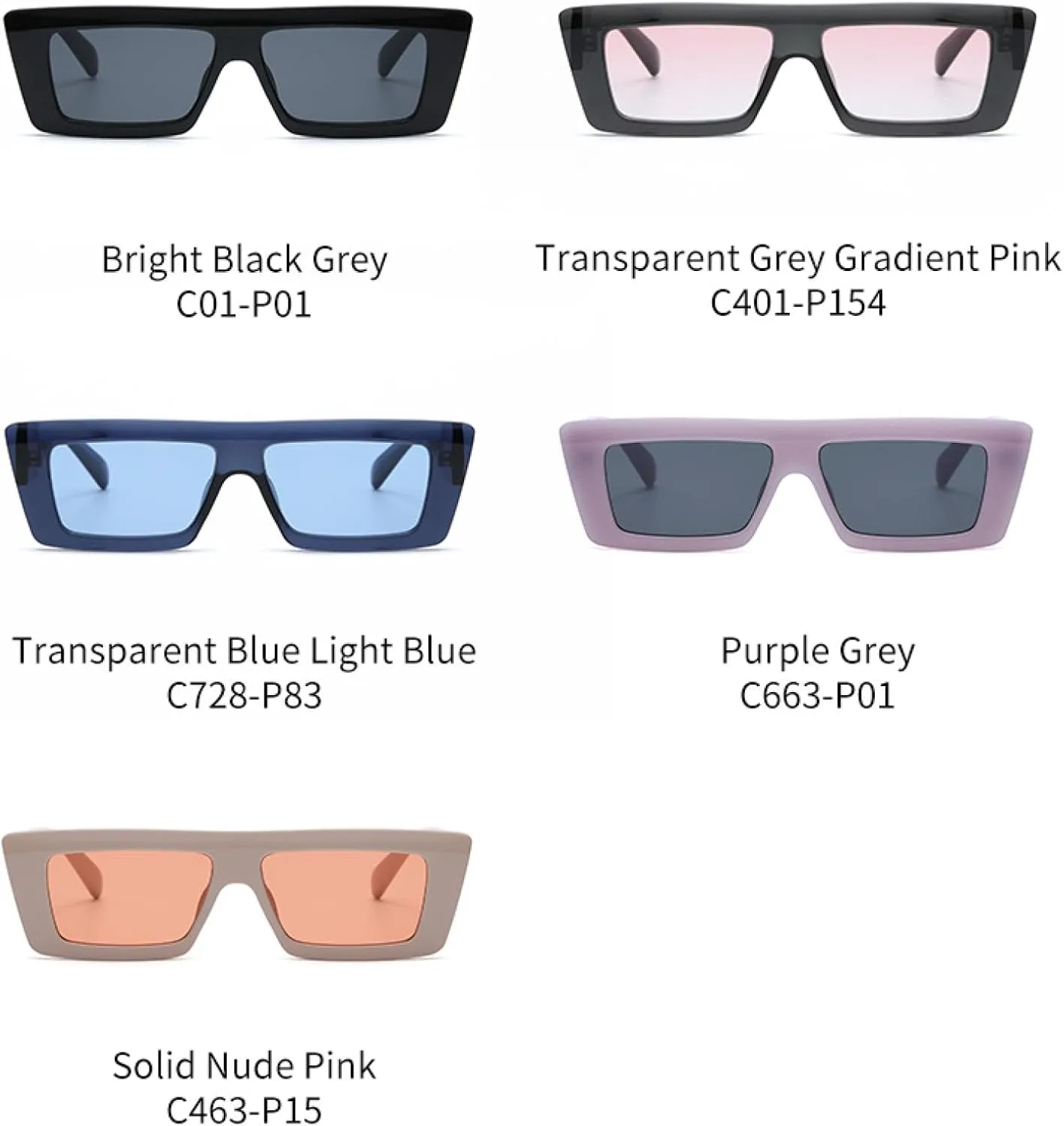 Женские солнцезащитные очки в пластиковой прямоугольной оправе, мужские солнцезащитные очки UV400 для кемпинга, велопрогулок и вечеринок VFDHN, Solid Pink Pink
Женские солнцезащитные очки в пластиковой прямоугольной оправе, мужские солнцезащитные очки UV400 для кемпинга, велопрогулок и вечеринок VFDHN, Solid Pink Pink